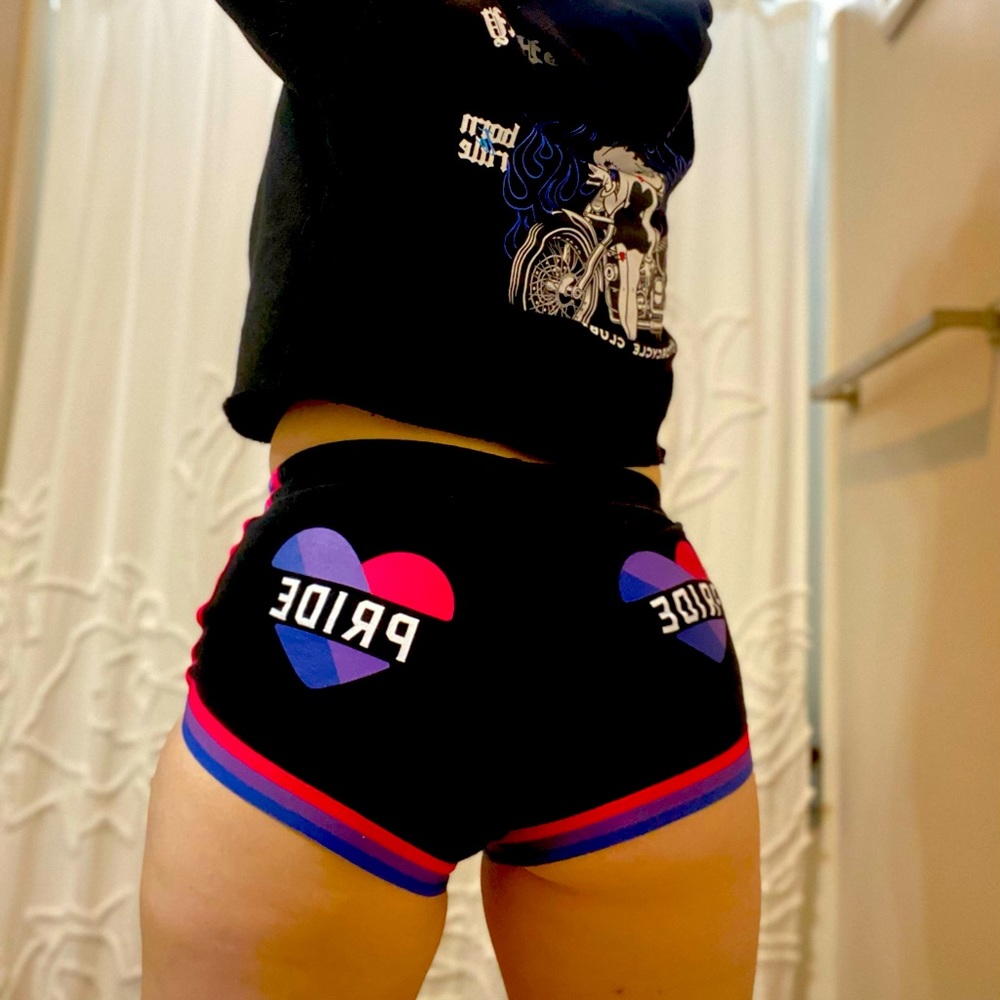 Body Rage Pride (Bi Flag) shorts